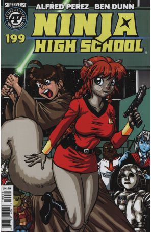 Ninja High School 199 published by Antarctic with cover art by Ben Dunn