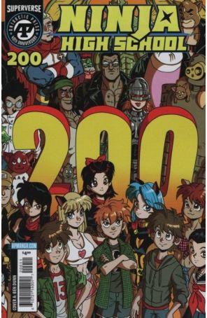 Ninja High School 200A published by Antarctic with cover art by Ben Dunn