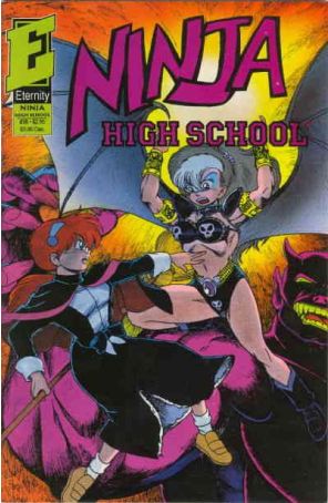 Ninja High School 38 published by Eternity with cover art by Ben Dunn