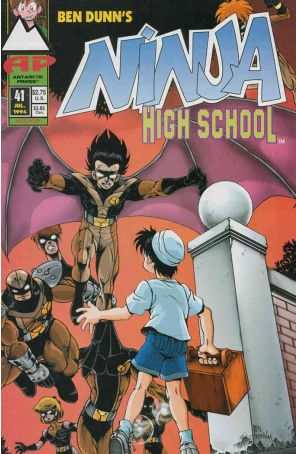 Ninja High School 41 published by Antarctic with cover art by Ben Dunn