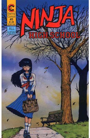 Ninja High School 5 published by Eternity with cover art by Ben Dunn