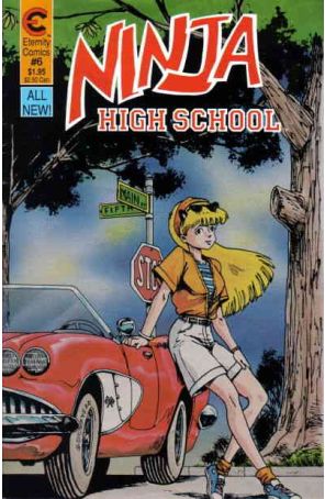 Ninja High School 6 published by Eternity with cover art by Ben Dunn