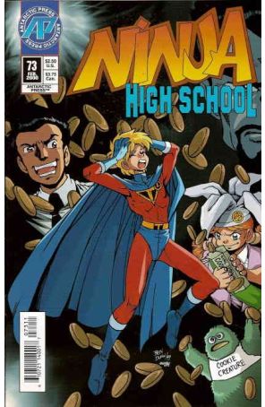 Ninja High School 73 published by Antarctic with cover art by Ben Dunn