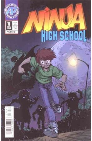 Ninja High School 74 published by Antarctic with cover art by Ben Dunn
