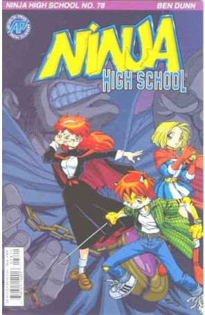 Ninja High School 78 published by Antarctic with cover art by Ben Dunn