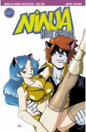 Ninja High School 99 published by Antarctic with cover art by Ben Dunn