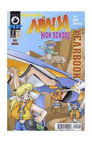 Ninja High School Yearbook 9B published by Antarctic with cover art by Fred Perry
