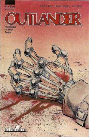 Outlander 4 published by Malibu with cover art by Brooks Hagan