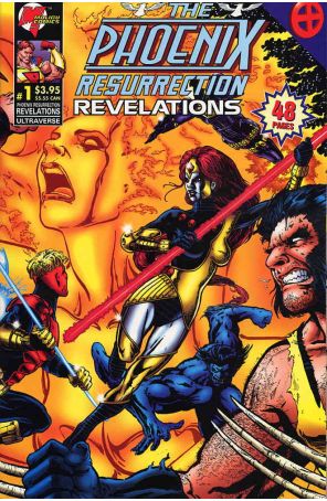 Phoenix Resurrection: Revelations 1 published by Malibu with cover art by Phil Jimenez