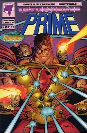 Prime (Vol. 1) 10 published by Malibu with cover art by Norm Breyfogle