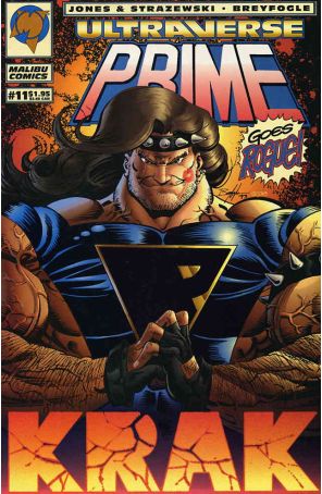 Prime (Vol. 1) 11 published by Malibu with cover art by Norm Breyfogle