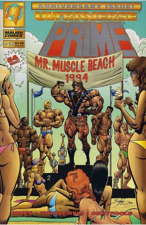 Prime (Vol. 1) 12 published by Malibu with cover art by Norm Breyfogle