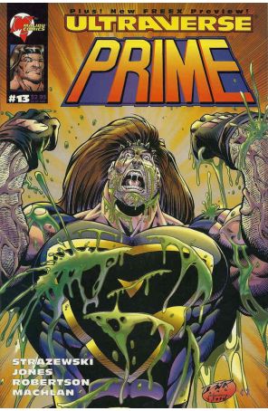Prime (Vol. 1) 13A published by Malibu with cover art by Darick Robertson