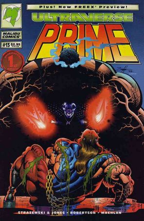 Prime (Vol. 1) 13 published by Malibu with cover art by Norm Breyfogle
