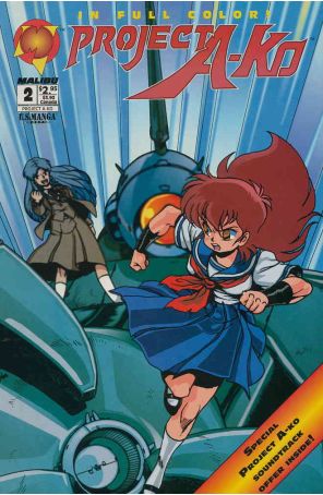 Project A-Ko 2 published by Malibu with cover art by Ben Dunn
