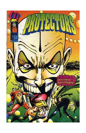 Protectors (Malibu) 7 (with poster) published by Malibu with cover art by Mike S. Miller and Tom Derenick