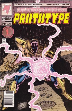 Prototype 11 (Newsstand) published by Malibu with cover art by Steven Butler
