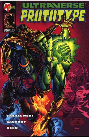 Prototype 16 published by Malibu with cover art by Dean Zachary
