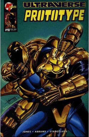 Prototype 18 published by Malibu with cover art by Keith Conroy