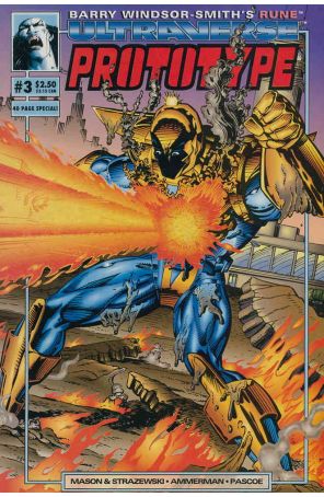Prototype 3 published by Malibu with cover art by Barry Windsor-Smith