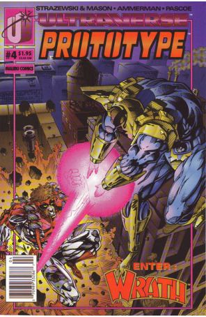 Prototype 4 (Newsstand) published by Malibu with cover art by David Ammerman