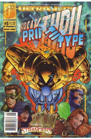Prototype 5 (Newsstand) published by Malibu with cover art by Jerome Moore