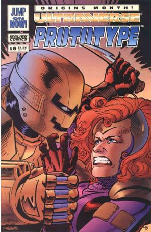 Prototype 6 published by Malibu with cover art by Chato