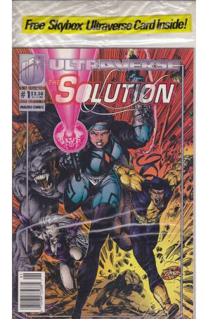 The Solution 1 (with card) published by Malibu with cover art by Darick Robertson