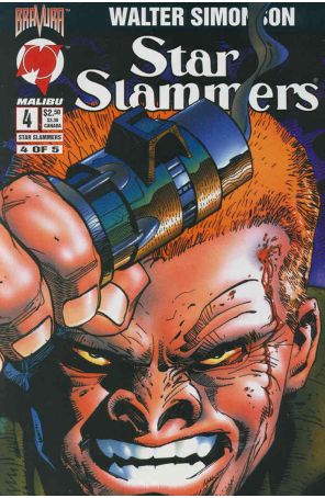 Star Slammers (Malibu) 4 published by Malibu with cover art by Walt Simonson