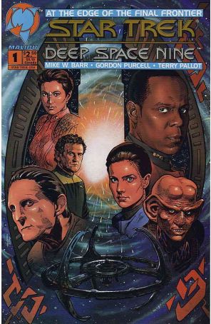 Star Trek: Deep Space Nine (Malibu) 1B published by Malibu with cover art by Jerome Moore
