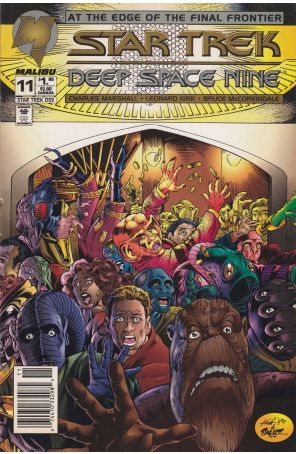 Star Trek: Deep Space Nine (Malibu) 11 (Newsstand) published by Malibu with cover art by Leonard Kirk