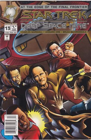 Star Trek: Deep Space Nine (Malibu) 13 (Newsstand) published by Malibu with cover art by Leonard Kirk