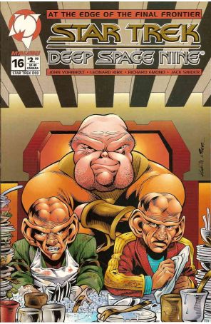 Star Trek: Deep Space Nine (Malibu) 16 published by Malibu with cover art by Leonard Kirk