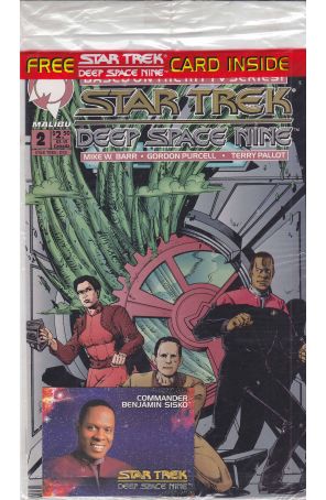 Star Trek: Deep Space Nine (Malibu) 2 (with card) published by Malibu