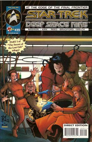Star Trek: Deep Space Nine (Malibu) 23 published by Malibu with cover art by Leonard Kirk
