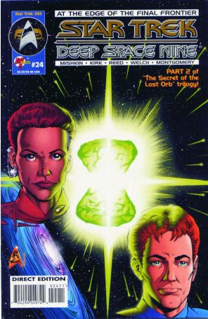 Star Trek: Deep Space Nine (Malibu) 24 published by Malibu with cover art by Leonard Kirk