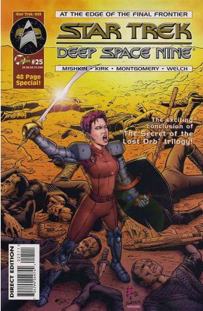 Star Trek: Deep Space Nine (Malibu) 25 published by Malibu with cover art by Leonard Kirk