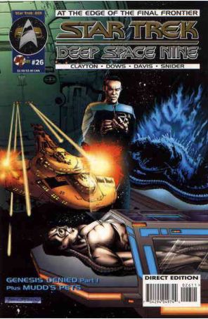 Star Trek: Deep Space Nine (Malibu) 26 published by Malibu with cover art by Brian Murray