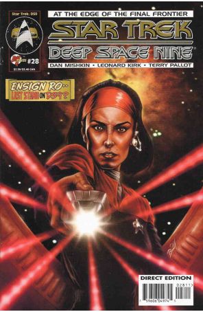 Star Trek: Deep Space Nine (Malibu) 28 published by Malibu with cover art by Brian Murray