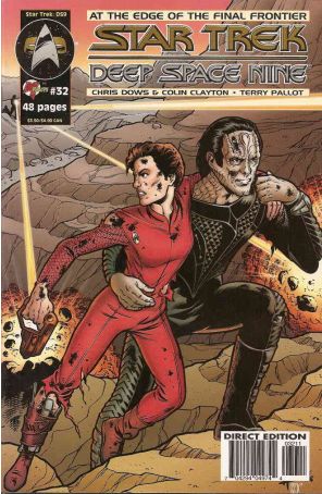 Star Trek: Deep Space Nine (Malibu) 32 published by Malibu with cover art by GCOX3