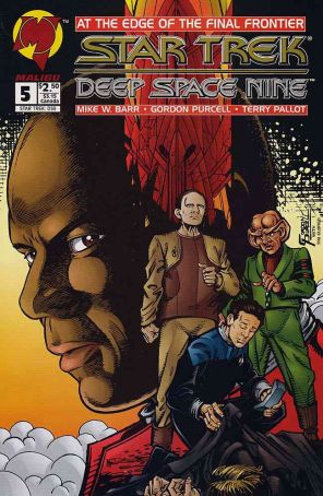 Star Trek: Deep Space Nine (Malibu) 5 published by Malibu with cover art by Gordon Purcell