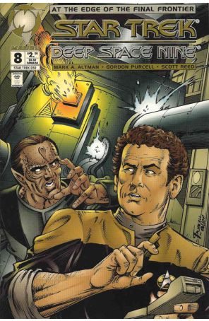 Star Trek: Deep Space Nine (Malibu) 8 published by Malibu with cover art by Gordon Purcell