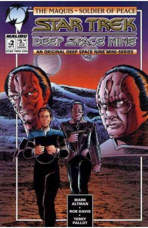 Star Trek: Deep Space Nine, The Maquis 2 published by Malibu with cover art by Rob Davis