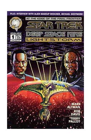 Star Trek: Deep Space Nine: Lightstorm 1 published by Malibu with cover art by Rob Davis