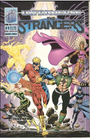 The Strangers 1LE published by Malibu with cover art by Rick Hoberg