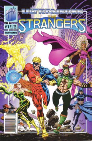 The Strangers 1 (Newsstand) published by Malibu with cover art by Rick Hoberg