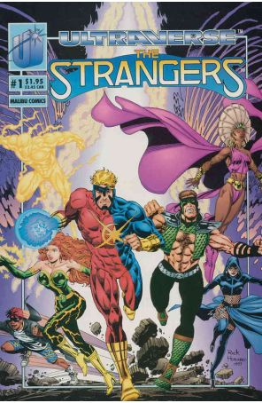 The Strangers 1 published by Malibu with cover art by Rick Hoberg
