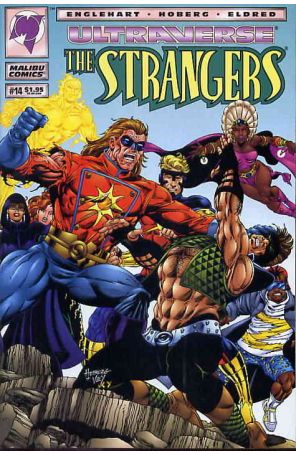 The Strangers 14 published by Malibu with cover art by Rick Hoberg