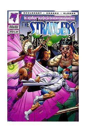 The Strangers 15 published by Malibu with cover art by Rick Hoberg