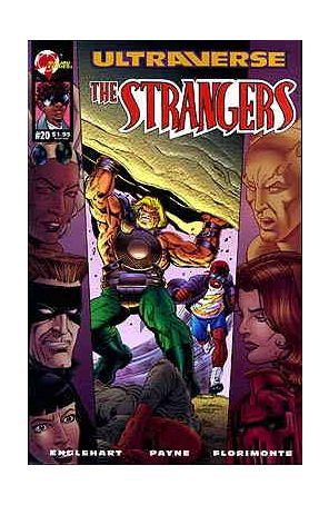 The Strangers 20 published by Malibu with cover art by Rick Hoberg